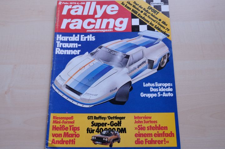 Deckblatt Rallye Racing (02/1979)